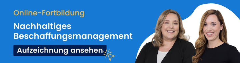 YouTube-Webinaraufzeichnung: Nachhaltiges Beschaffungsmanagement. Jetzt ansehen!