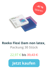 Roeko Flexi Dam non Latex ,15 x 15 cm, lila, Packung 30 Stück