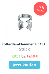 Kofferdam-Klammer Fit 13 A, 1 Stück