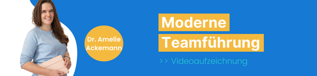 Fortbildung Moderne Teamführung Videoaufzeichnung