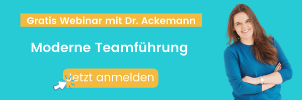 Gratis Webinar mit Dr. Ackemann: Moderne Teamführung. Jetzt anmelden!